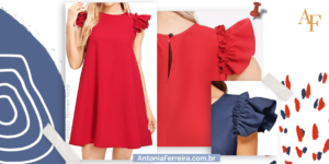 Manga com Babado Frufru - Antonia Ferreira, moda, modelagem e costura