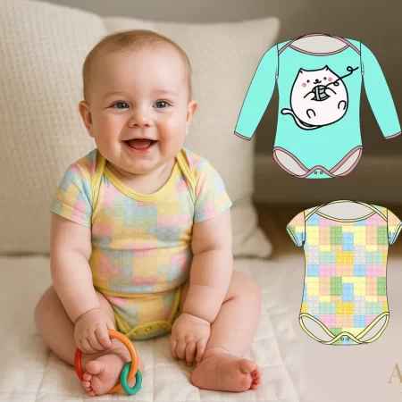 FOTO STILL - Body Bebê 1 Antonia Ferreira - Modelagem, molde pronto, comprar