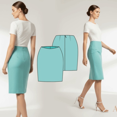 Molde de Saia Secretária - Antonia Ferreira