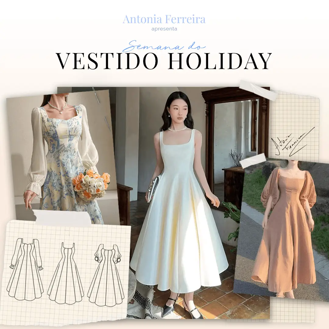 Maratona do Vestido Holiday - Antonia Ferreira