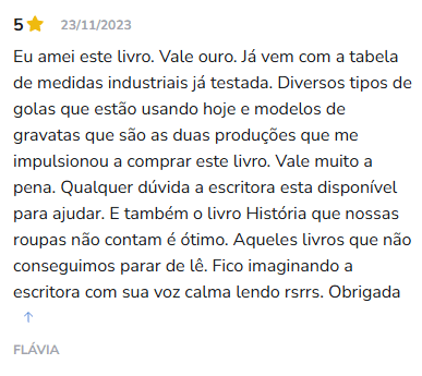 feedback livro modelagem masculino adulto - antonia ferreira